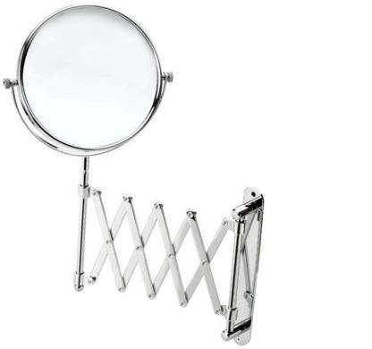 NEW WARE 8" Fancy Makeup Mirror/ Shaving Mirror/ Bathroom Mirror with Magnifying & Wall Bracket With Adjustable Frame (8 Inch with Premium Quality and Chrome finish)