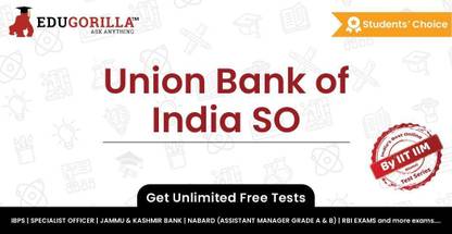 EduGorilla Union Bank of India SO