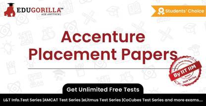 EduGorilla Accenture Placement Papers