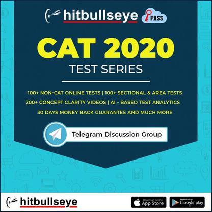 Hitbullseye CAT 2020 Online Test Series (Big Bull Key -E-mail Delivery) @Steal Price