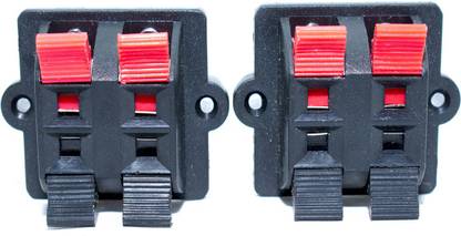 ABDkart Push in Audio Speaker Connector Electronic Components Electronic Hobby Kit