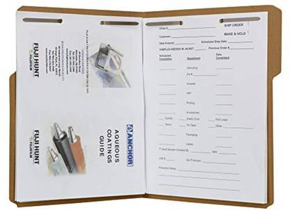 The File King Paper Top Tab Classification Folders