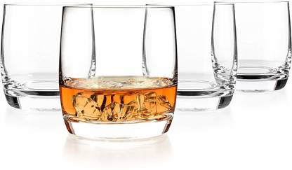 AKKY ENTERPRISE (Pack of 4) Ak - 0519 Glass Set Whisky Glass