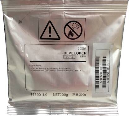 UV COMPATIBLE KM DV116 DEVELOPER TONER Black Ink Toner Powder