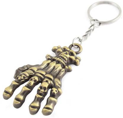Automopix Skull Skeleton Hand Keyring Key Chain