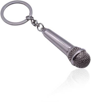 RainSound Creative Microphone Mike metal Key Chain