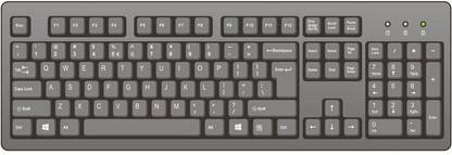 MCS ss51 Wired USB Standard Desktop Keyboard Compatible with Desktop, Laptop, Mac