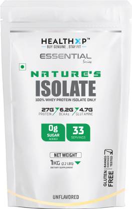 HEALTHXP Essential Series Nature's Isolate Whey Protein