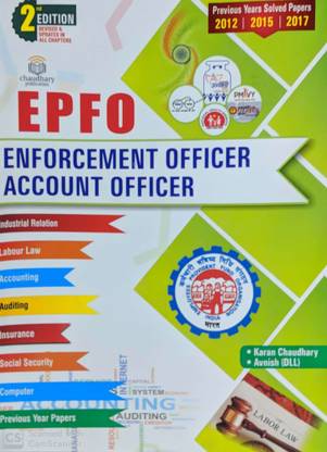 Epfo Enforcement Officer Account Officer 2nd Edition