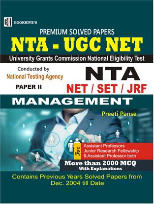 Nta Ugc Net/set/jrf Paper Ii Management Solved 2020