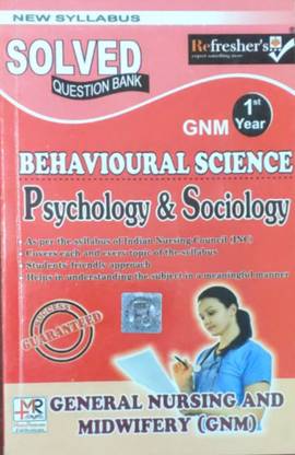 GNM Behavioural Science Psychology & Sociology Solved Paper Question Bank