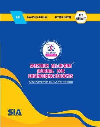 B.Tech I-Year II-Sem (Common To EEE, CSE & IT) JNTU - (HYDERABAD) ALL-IN-ONE Journal, Low Price 2020 Edition