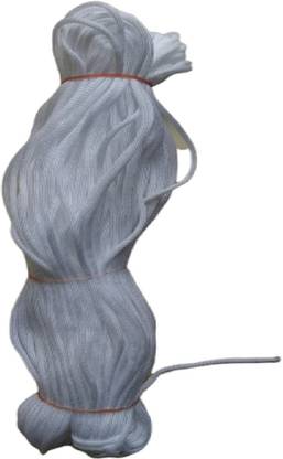 Q1 Beads Nylon polyester braided Cord Rope for cloth drying and Multipurpose 70 Meter White