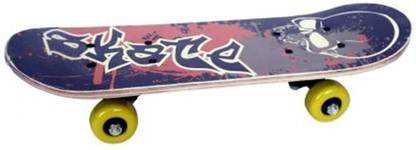 S.V.Enterprises Wooden skateboard with Durable PU wheel 6.5 inch x 17 inch Skateboard 17 inch x 6.5 inch Skateboard