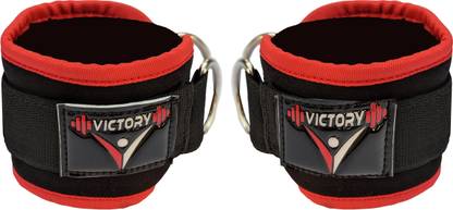 VICTORY Ankle Straps for Cable Machine, Gym, Legs, Butt, Exercises for Men and Women Ankle Support