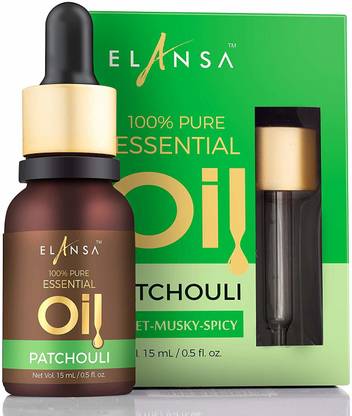 Elansa 100% Pure Patchouli Essential Oil, 15ml