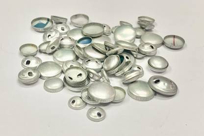 BESTLINING Best Fabric Heavy Button Maker Machine Kit + Imported Dies 2 Dies (22/30 No) + 1400 Shells Fabric Buttons
