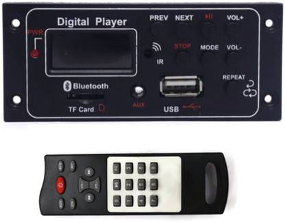 Electronic Spices 5V Bluetooth MP3 Decoder Board MP3 Player Car Kit FM Radio TF USB AUX Audio Receiver for Amplifier with Remote Car Stereo