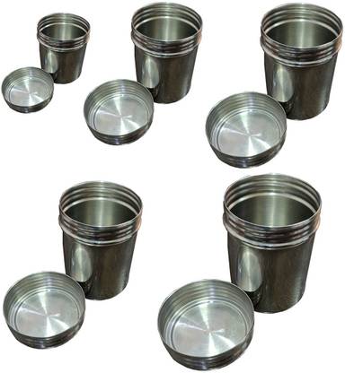 Shoppernation Steel Utility Container  - 150 ml, 300 ml, 400 ml, 500 ml, 200 ml