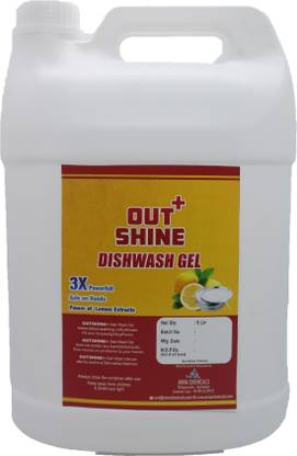 Outshine+ DISH WASH GEL 5L Dish Cleaning Gel