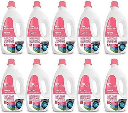 IFB FLUFF LIQUID DETERGENT PACK OF 10 Multi-Fragrance Liquid Detergent
