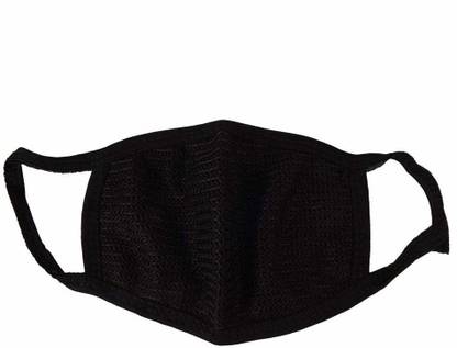DreamPalace India Reusable face masks , air pollution, dust | Pack of 1 black-A1 Reusable Cloth Mask