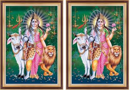 Lord Arthanareeswarar - A3 Size (Set of 2 posters) Fine Art Print