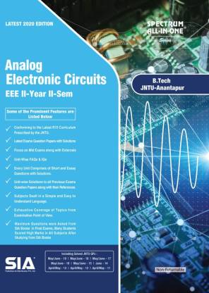 Analog Electronic Circuits, B.Tech II-Year II-Sem (EEE) R15, JNTU-ANANTAPUR, Latest 2020 Edition