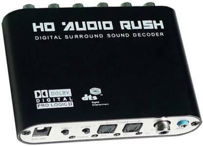BLENDIA 5.1 Audio Rush Digital Sound Decoder Converter-Optimistic SPDIF/Coax Dolby AC3 DTS stereo (R/L) Media Streaming Device