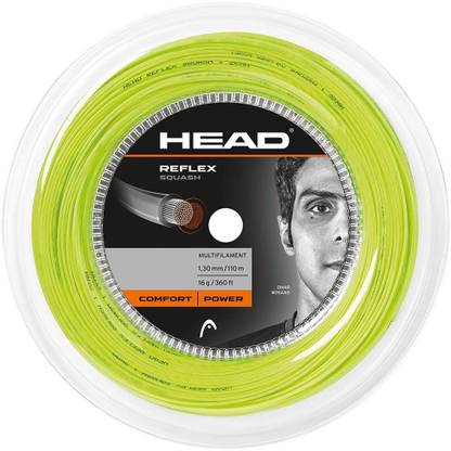 HEAD Reflex 16L Reel 1.3 Squash String - 110 m