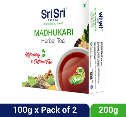 Sri Sri Tattva Herbal Tea, Pack of 2 Tulsi Herbal Tea Tetrapack