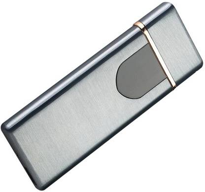 QUEZIL USB Electric Dual Flameless Torch Rechargeable Windproof Colorful ice Cigarette Lighter@RR91 91RR Cigarette Lighter