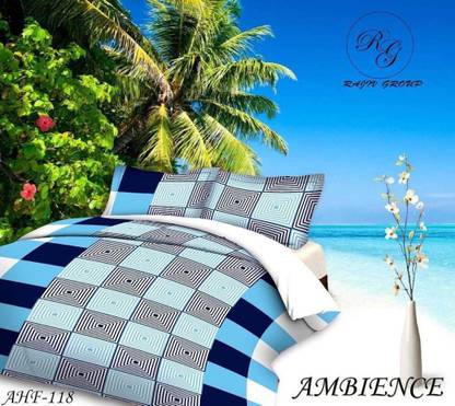 jim-Dandy 144 TC Polycotton Double 3D Printed Flat Bedsheet