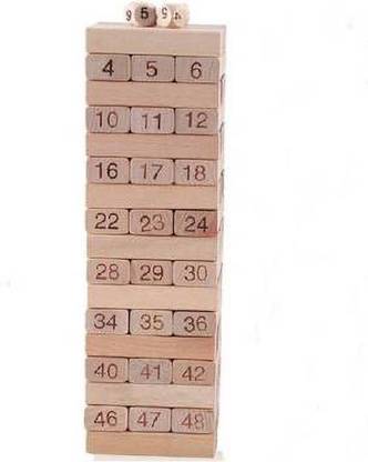 heet 51 PCS jenga classic indoor game Educational Board Games