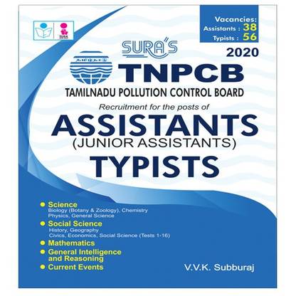 TNPCB (Tamilnadu Pollution Control Board) Assistants (Junior Assistants), Typists Exam Books