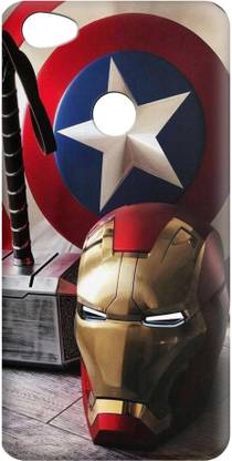 Arcent Back Cover for VIVO V7/CAPTAIN AMERICA/IRON MAN/AVENGERS