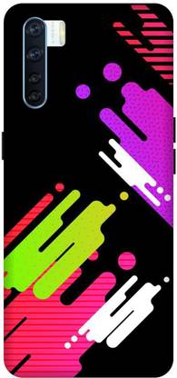 NINNI Back Cover for OPPO F15 blueprint Printed back cover