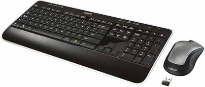Logitech Wireless Keyboard with Mouse Combo  Combo Set Designed for Gaming