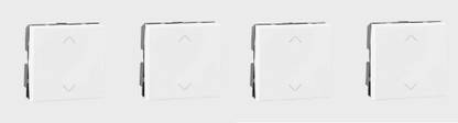Legrand 573451 2-way switch 10 AX - 230 V for Home,Kitchen & Office (White,Pack of 4) 10 A Two Way Electrical Switch