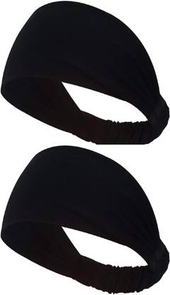 Bismaadh Workout Headband for Women Men - Non slip Sweatband Pack of-2 Head Band