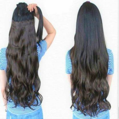 SAMYAK Clip in Wavy Hair Extension
