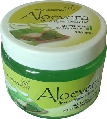 PROFESSIONAL FEEL Alovera After & Before Waxing Gel Beauty Parlour for Instant All Type Skin Soothing 250 Gm. (Prevents the skin from Rashes| itchiness| Redness| caused after waxing)