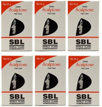 SBL SCALPTONE HAIRCARE TABLETS-FOR HAIRFALL PACK OF 6