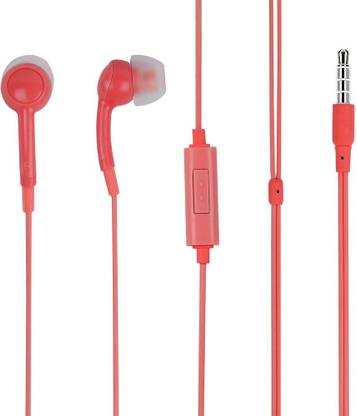 MINISO Fruit Series In-Ear Headphones with Microphone - Red Wired