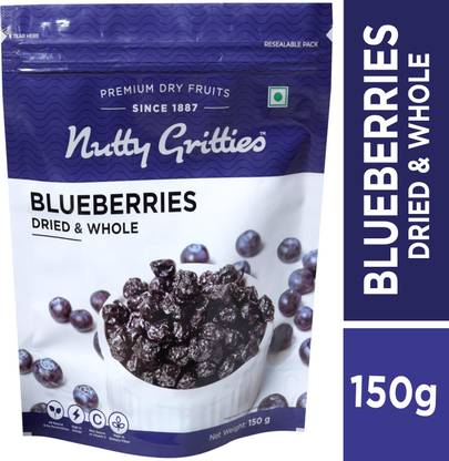 Nutty Gritties Dried Blueberries Blueberry