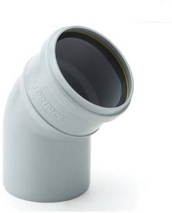 PRINCE SWR Shoe Bend 45 Degree - Pipe Fiting, Size : 110mm 2-Way 45 Degree Elbow Pipe Joint