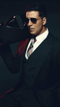 akshay kumar room wall poster bollywood hero poster for your room(no need of tape) Paper Print