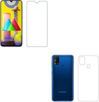 JBJ फ्रंट और बैक स्क्रीन गार्ड Samsung Galaxy M31 के लिए