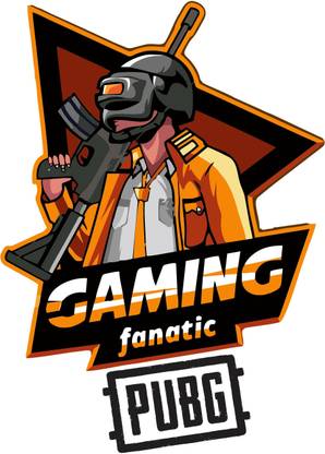 DivineDesigns 46 cm Gaming Fanatic PubG Sticker Self Adhesive Sticker