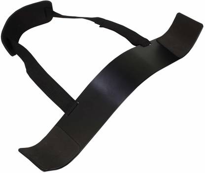 RIO PORT Heavy Duty Arm Blaster for Gym Bicep Belt with Padded Straps Arm Support
